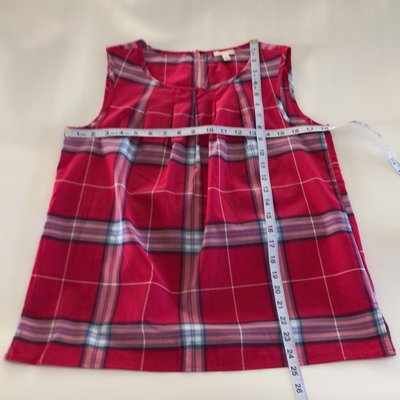 Talbots Sleeveless Cotton Pop-over Blouse SZ Small - Picture 5 of 9